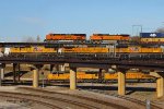 UP and BNSF Trains